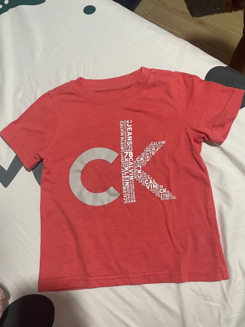 Calvin Klein baby tee, Babies & Kids, Babies & Kids Fashion on Carousell