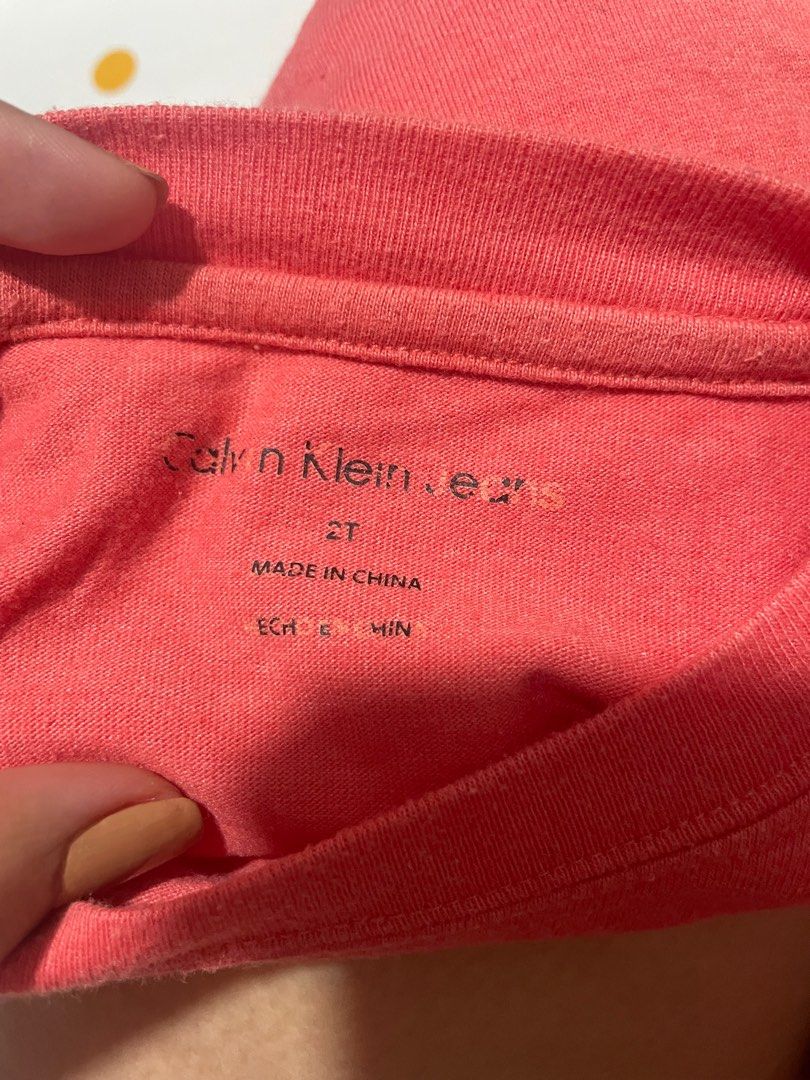 Calvin Klein baby tee, Babies & Kids, Babies & Kids Fashion on Carousell