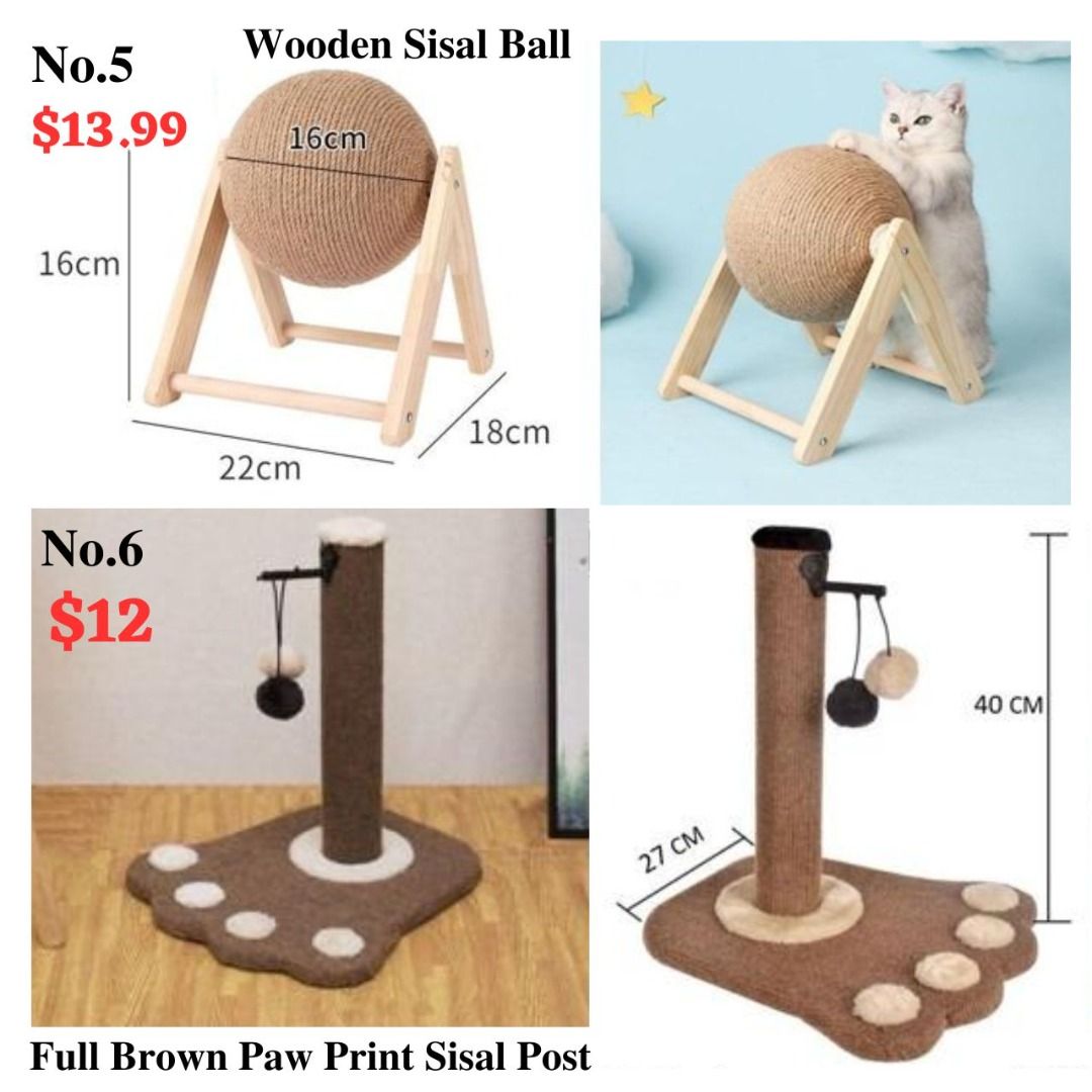 Cat Scratch Post / Cat Scratch Condo / Cat Condo / Cat Scratch Tree ...