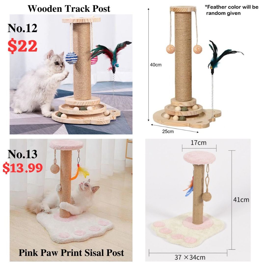 Cat Scratch Post / Cat Scratch Condo / Cat Condo / Cat Scratch Tree