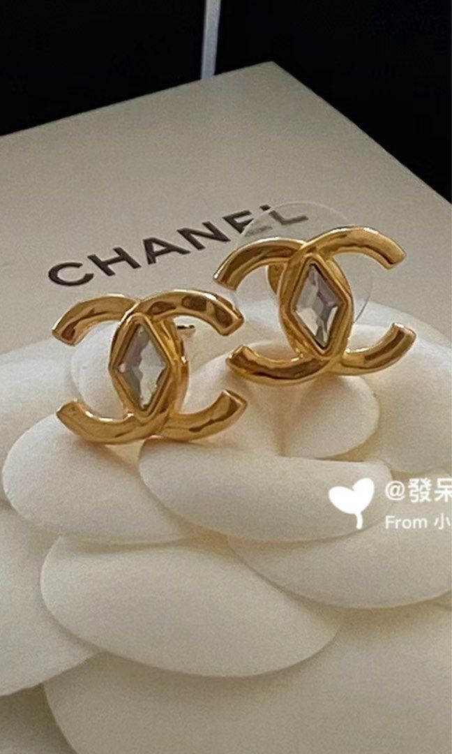Chanel earrings, Luxury, Accessories on Carousell
