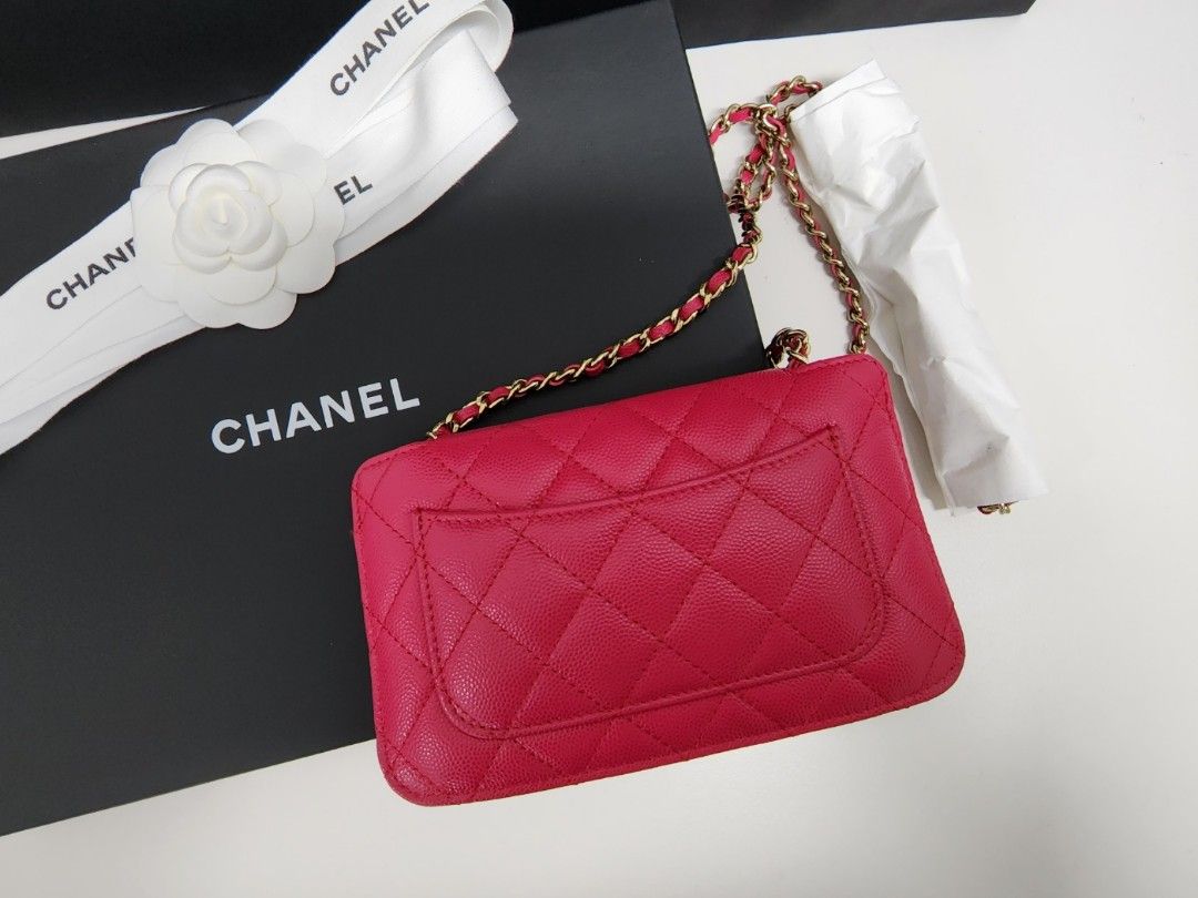Chanel foldable tote bag with chain 會變身的woc wallet on chain 二合一購物袋 Eco