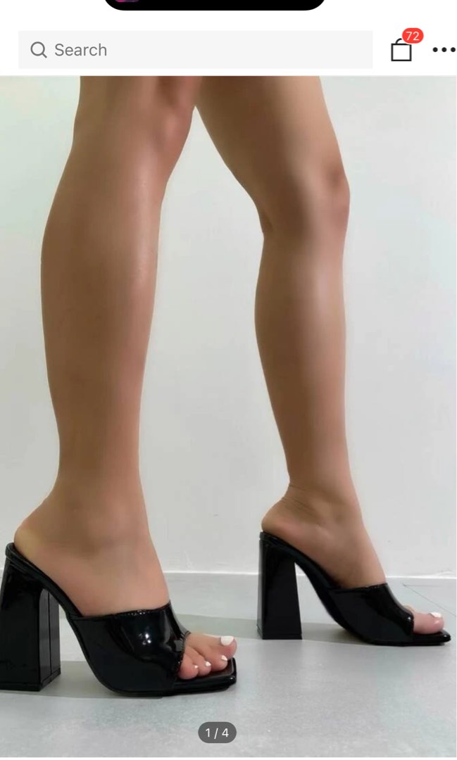 Chunky heel mule online