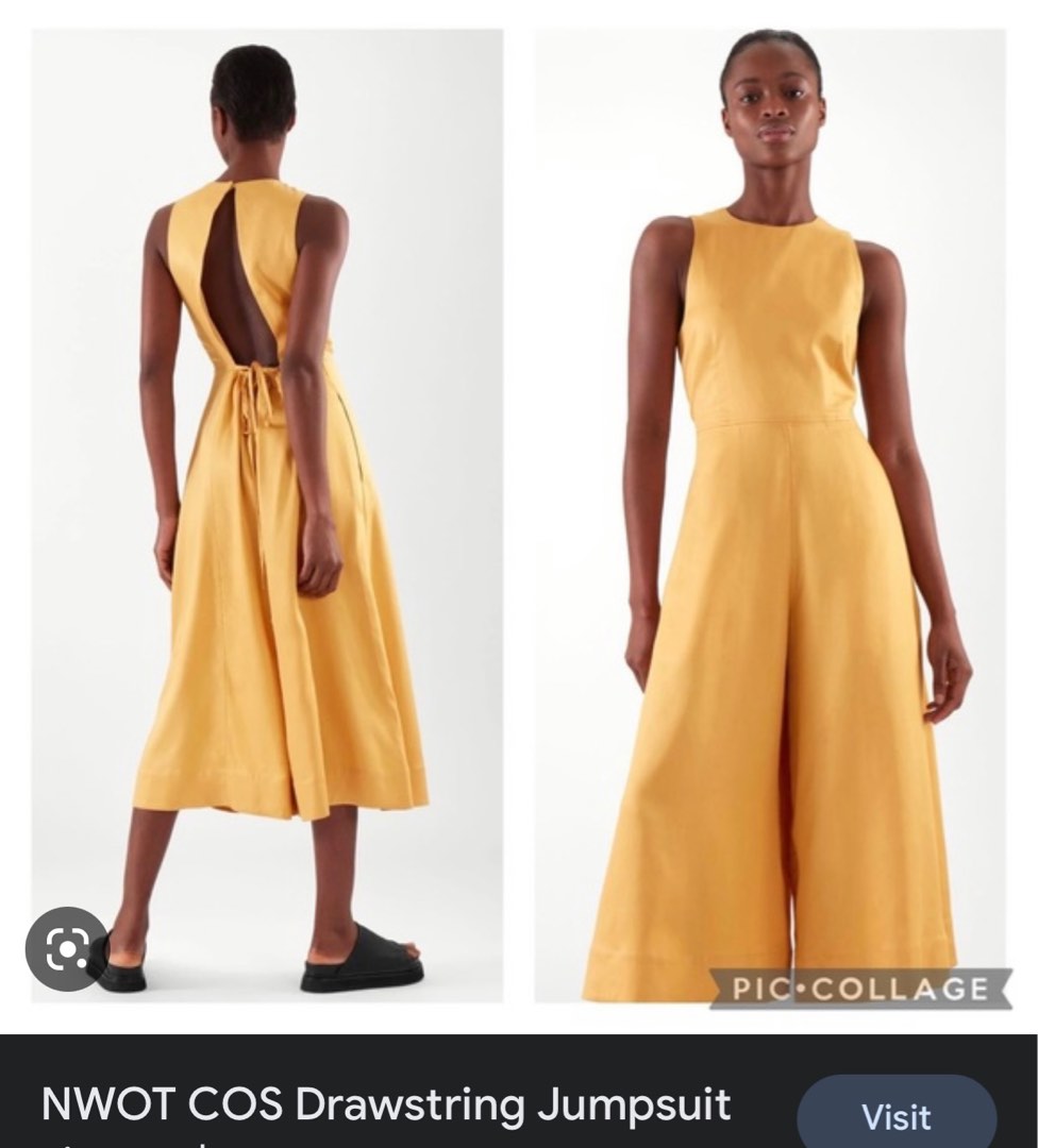 Cos top silk jumpsuit