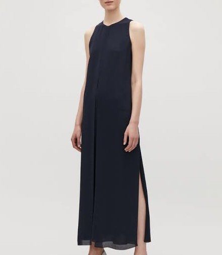 Cos Sleeveless Dress with Slits in Black Women s Fashion Dresses