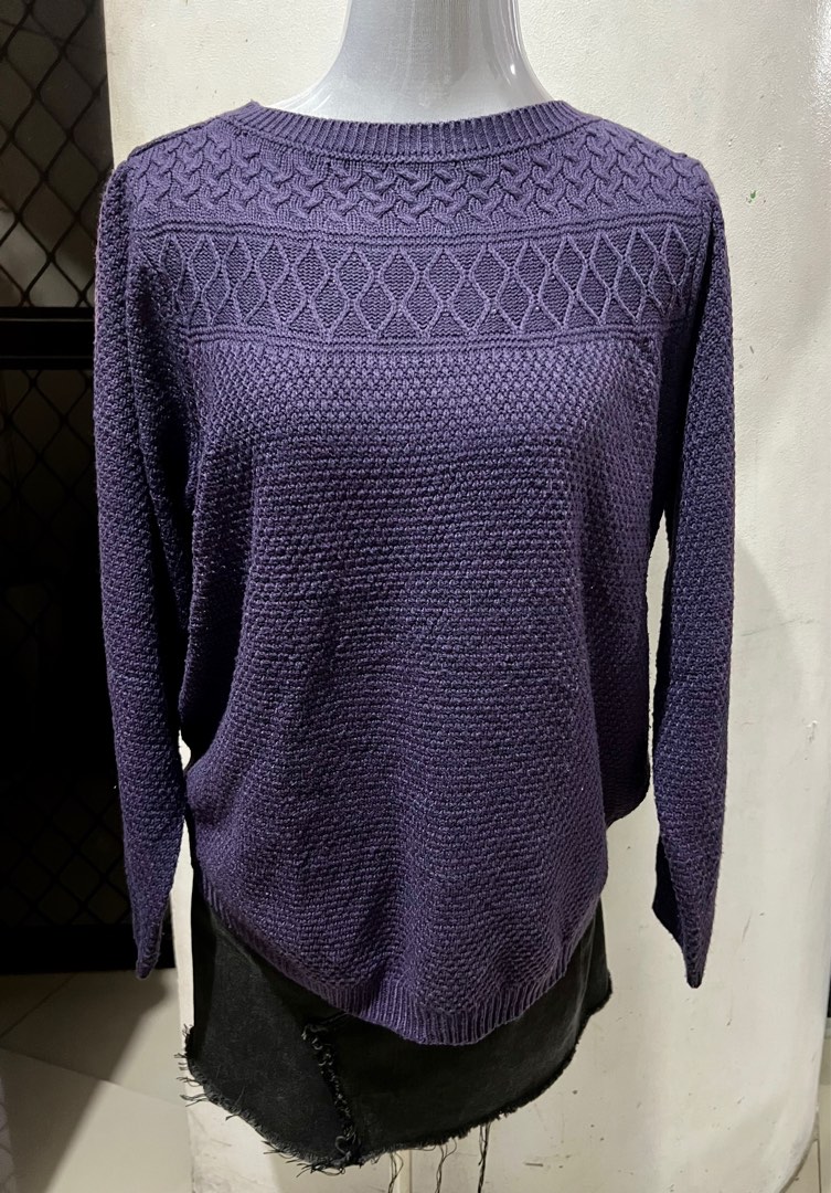 Croft and barrow knit sweater top