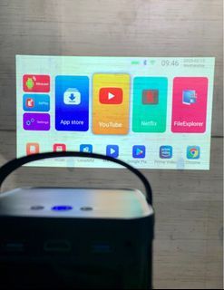 CRONY K5 Android Projector With BT Speaker And 3D Smart DLP Projector