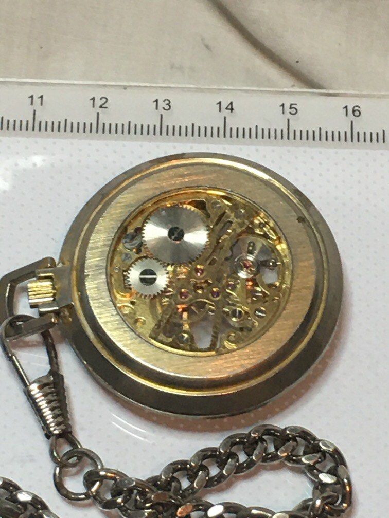 CRYSTAL Pocket Watch, Hobbies & Toys, Collectibles & Memorabilia, Vintage Collectibles on Carousell