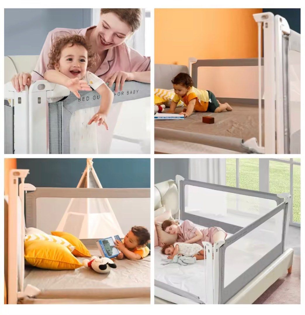 Cubble Baby safety bed rails L Shape set 1.5m 1.8m