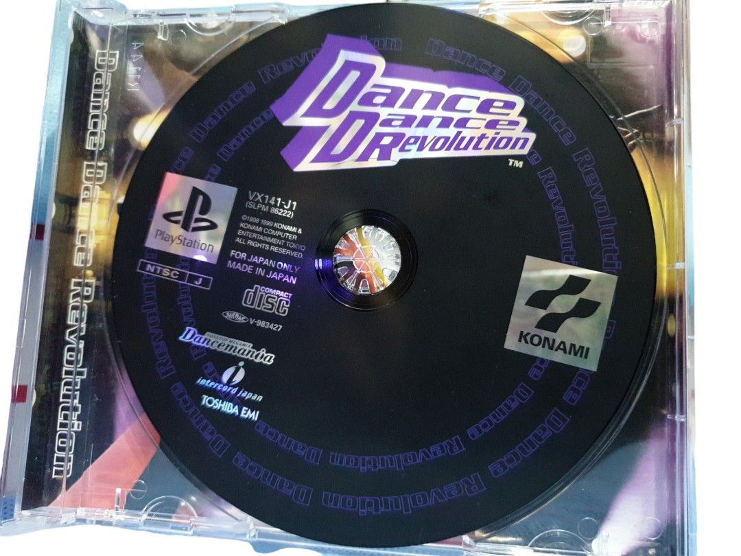 Dance Dance Revolution PS1 Playstation 1 PSONE ntscj japan region