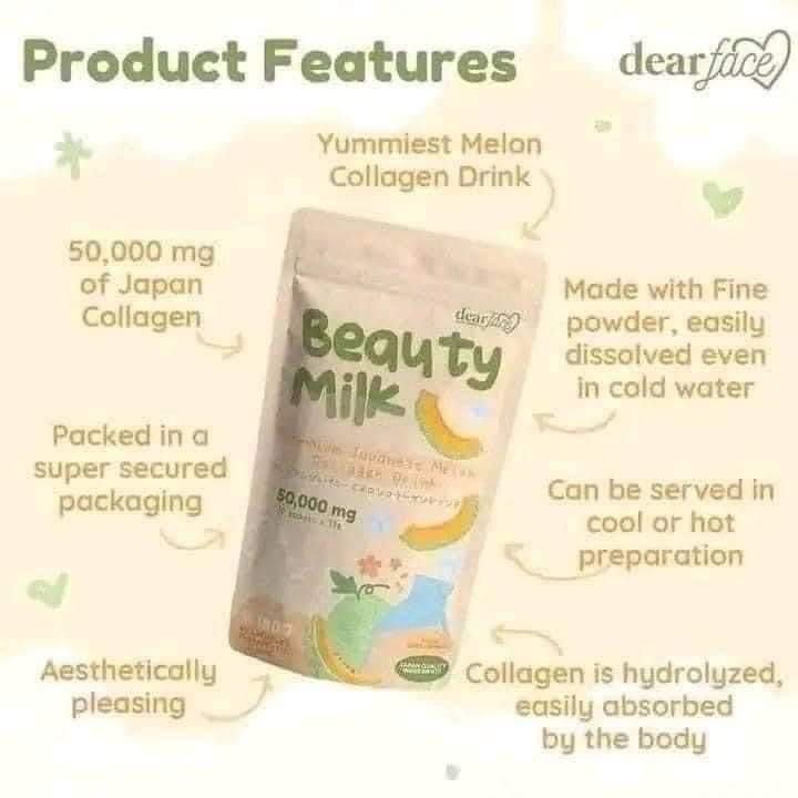 Dear Face Beauty Milk (Category: Health Food, Drinks & Tonics) located in Nasugbu. Submitted by bi.mnl (Listing ID 1215816495, Image 2). Description: .