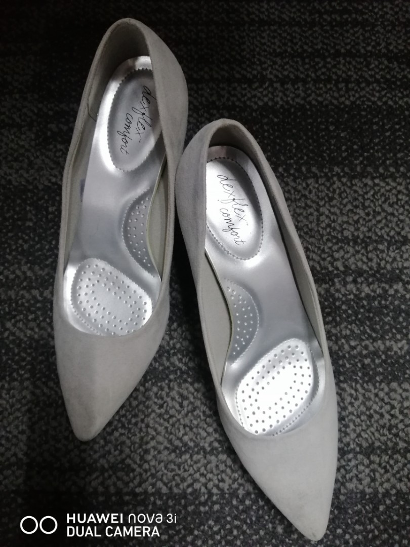 Dexflex comfort gray heels, Women's Fashion, Footwear, Heels on Carousell