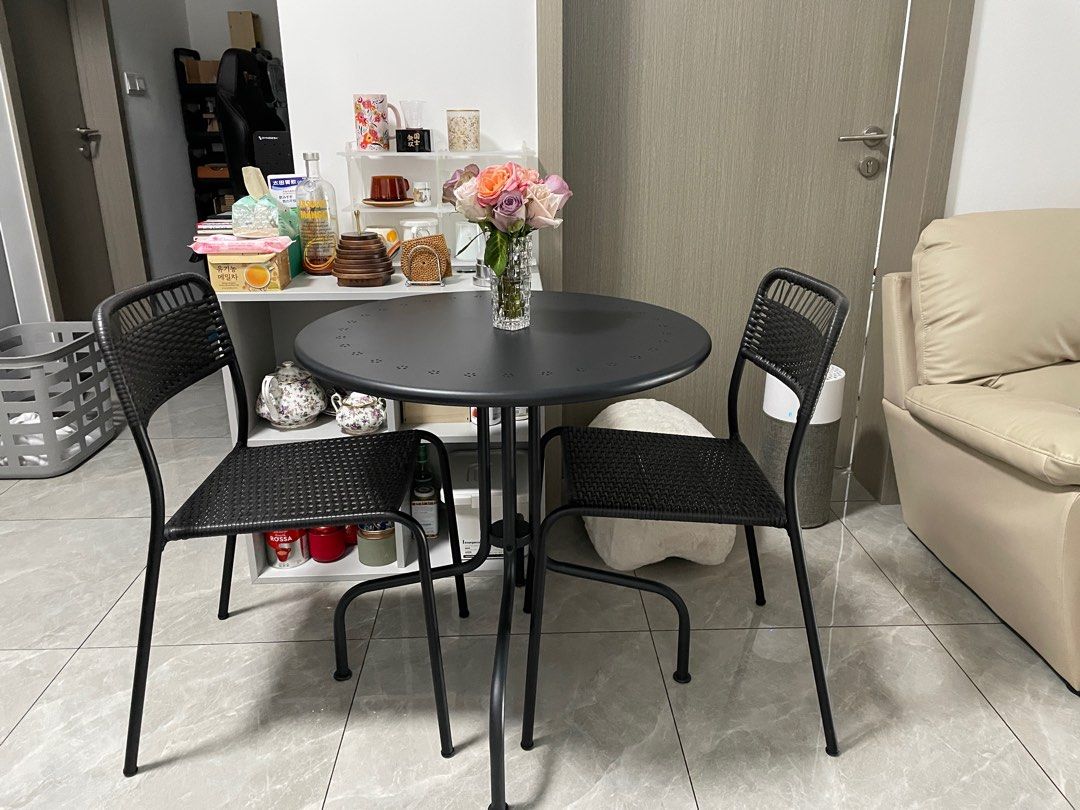Dining Table Set balcony table set ikea, Furniture & Home Living, Furniture, Tables & Sets on
