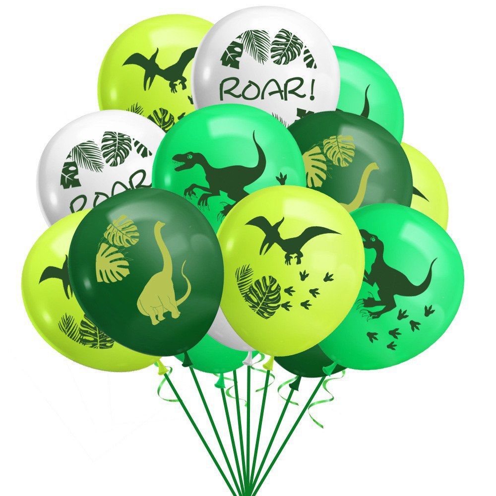 Dinosaur land jurassic Dino jungle theme birthday balloon set for deco