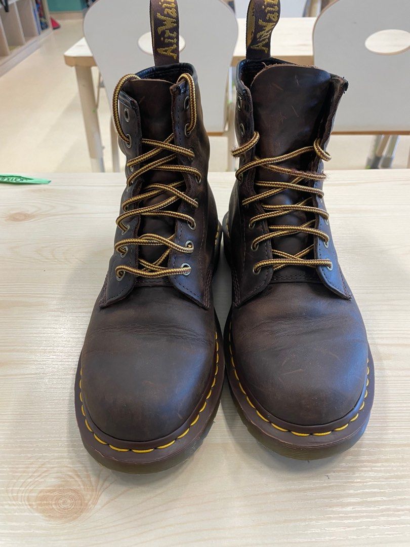 Dr. Martens 1460 Crazy Horse Men s Fashion Footwear Boots on