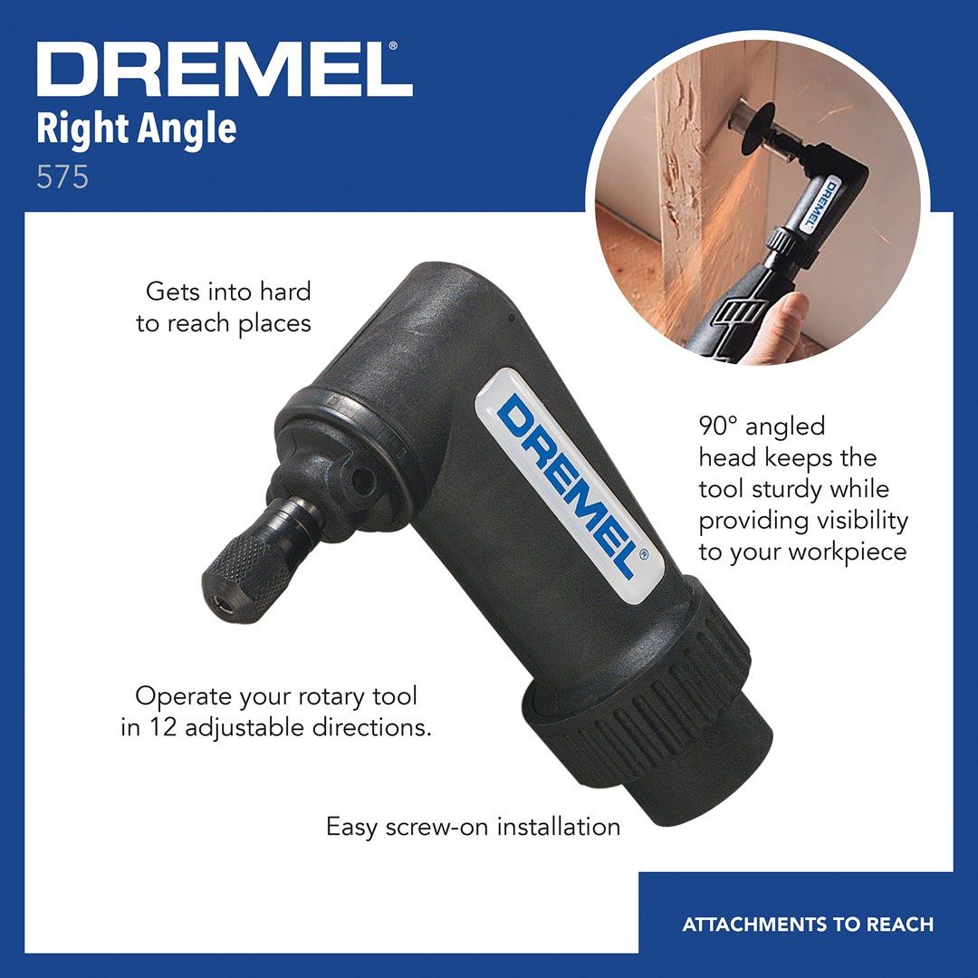 DREMEL Right Angle attachment 575, Hobbies & Toys, Stationery & Craft