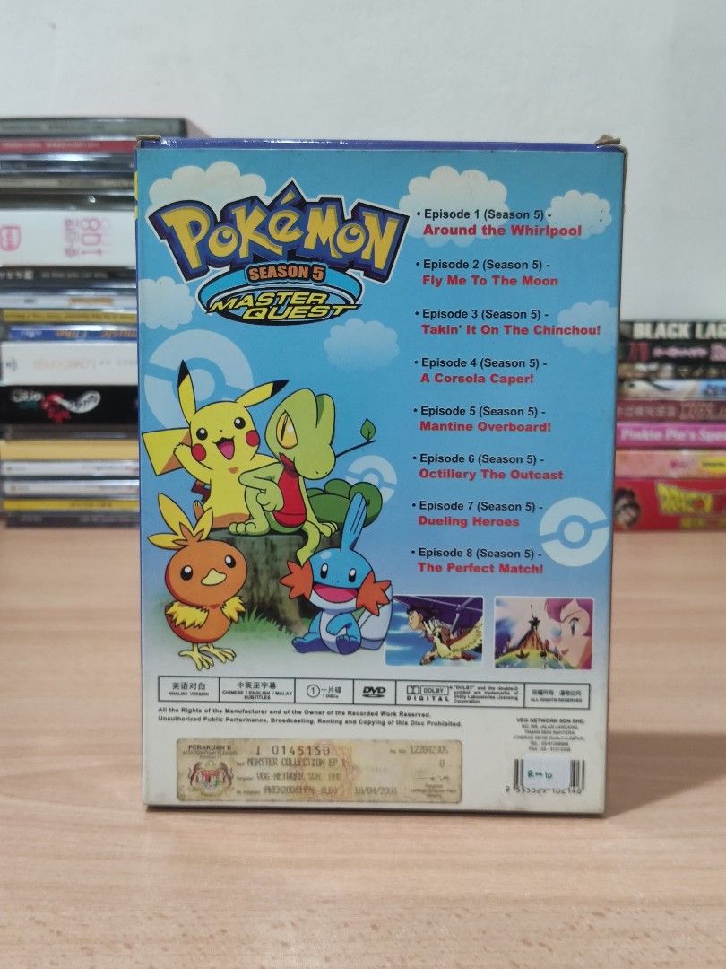 Pokémon 5ª Temporada (Master Quest) Completa E Dublada Em Dvd