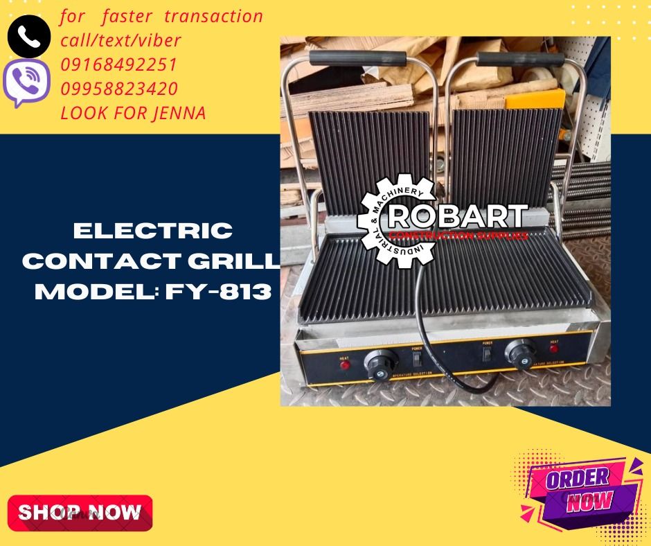 electric contact grill model fy813, Furniture & Home Living