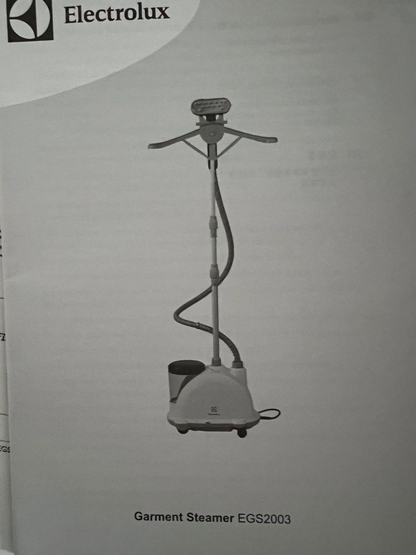 Electrolux Garment Steamer, TV & Home Appliances, Irons & Steamers on