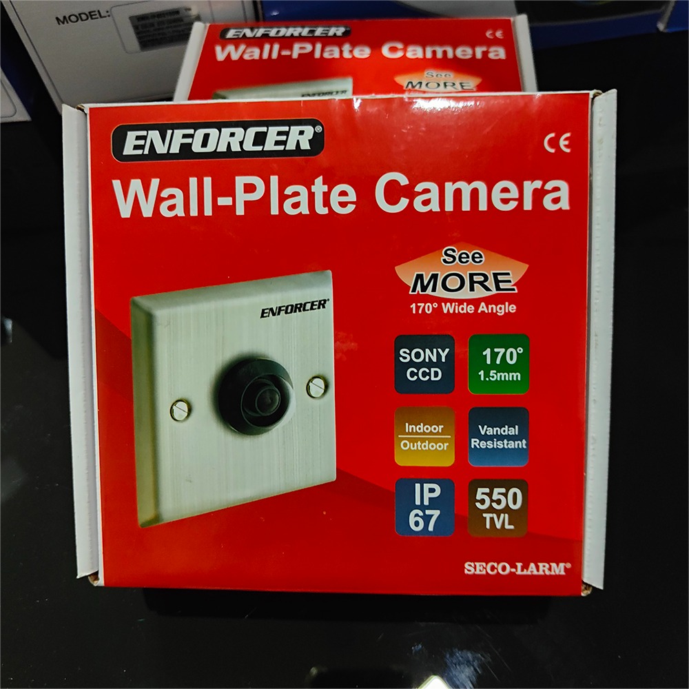 ENFORCER WallPlate Camera, Furniture & Home Living, Security & Locks