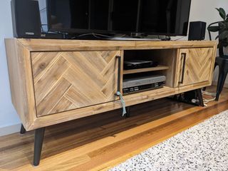 Entertainment unit - Acacia wood