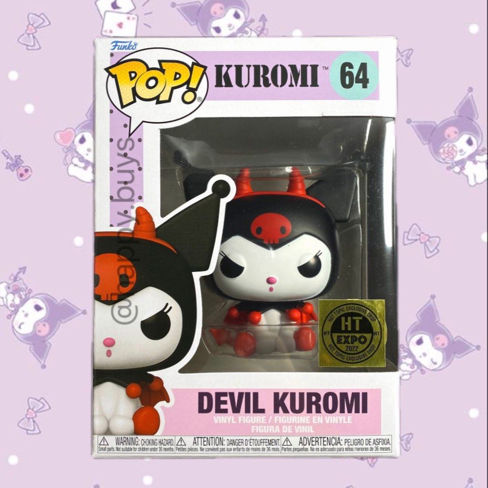 [3/3 SALE] Funko Sanrio Pop! Devil Kuromi Vinyl Figure 2022 HT Expo ...