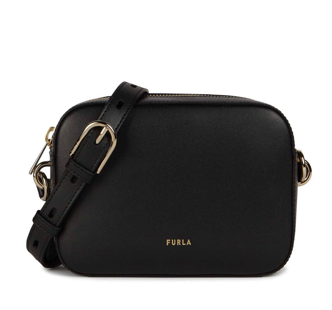 FURLA BLOCK Crossbody Mini Nero