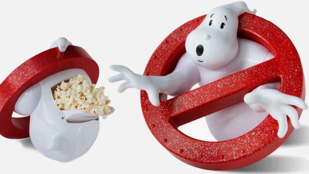 Ghostbuster Afterlife logo popcorn bucket, Hobbies & Toys, Memorabilia