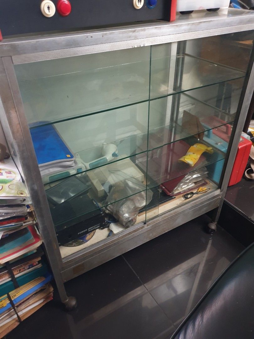 Glass Estante, Furniture & Home Living, Furniture, Shelves,