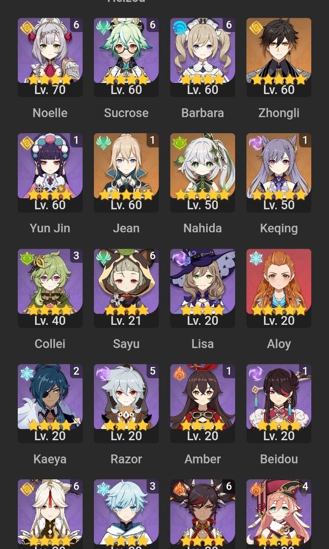 HONKAI & GENSHIN IMPACT END GAME ACCOUNT, Video Gaming, Gaming Accessories,  In-Game Products on Carousell