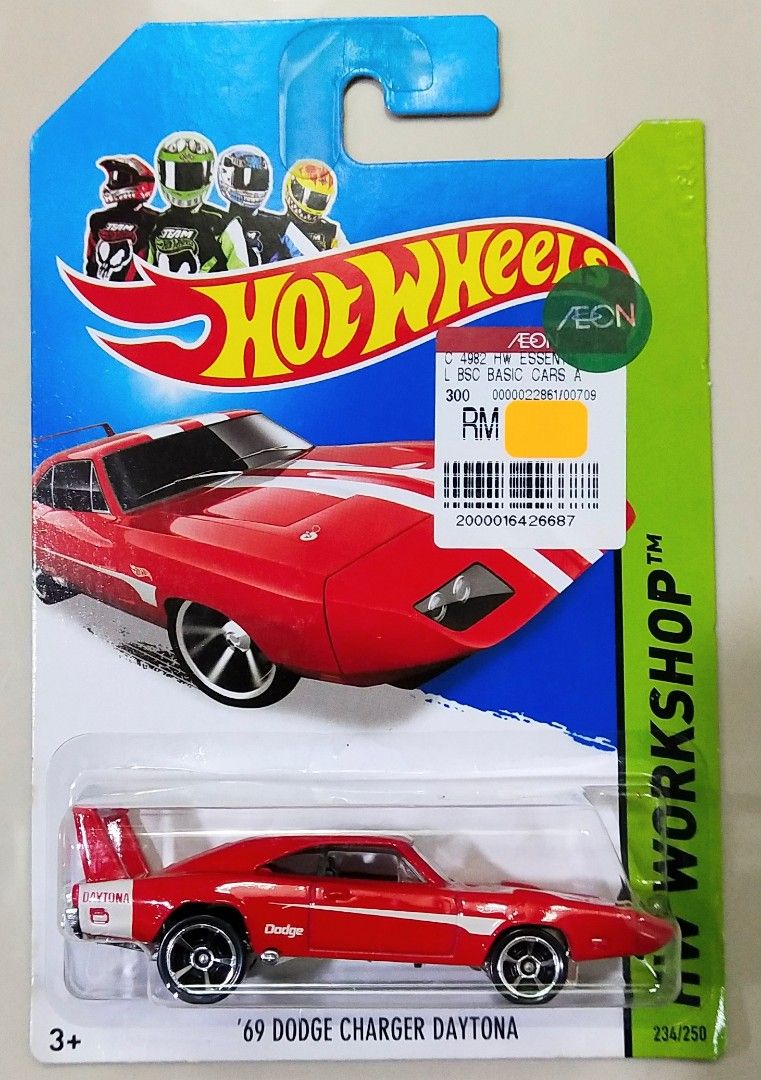 Hot Wheels 69 Dodge Charger Daytona 2013 Card Hobbies Toys