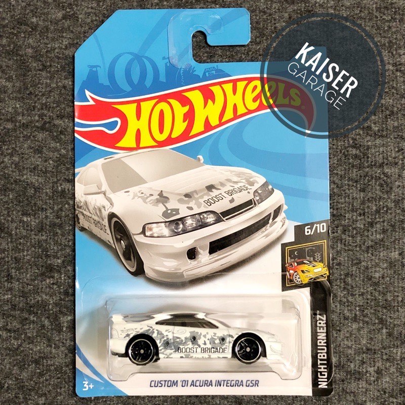 Hot wheels custom 01 acura integra gsr boost brigade 2025