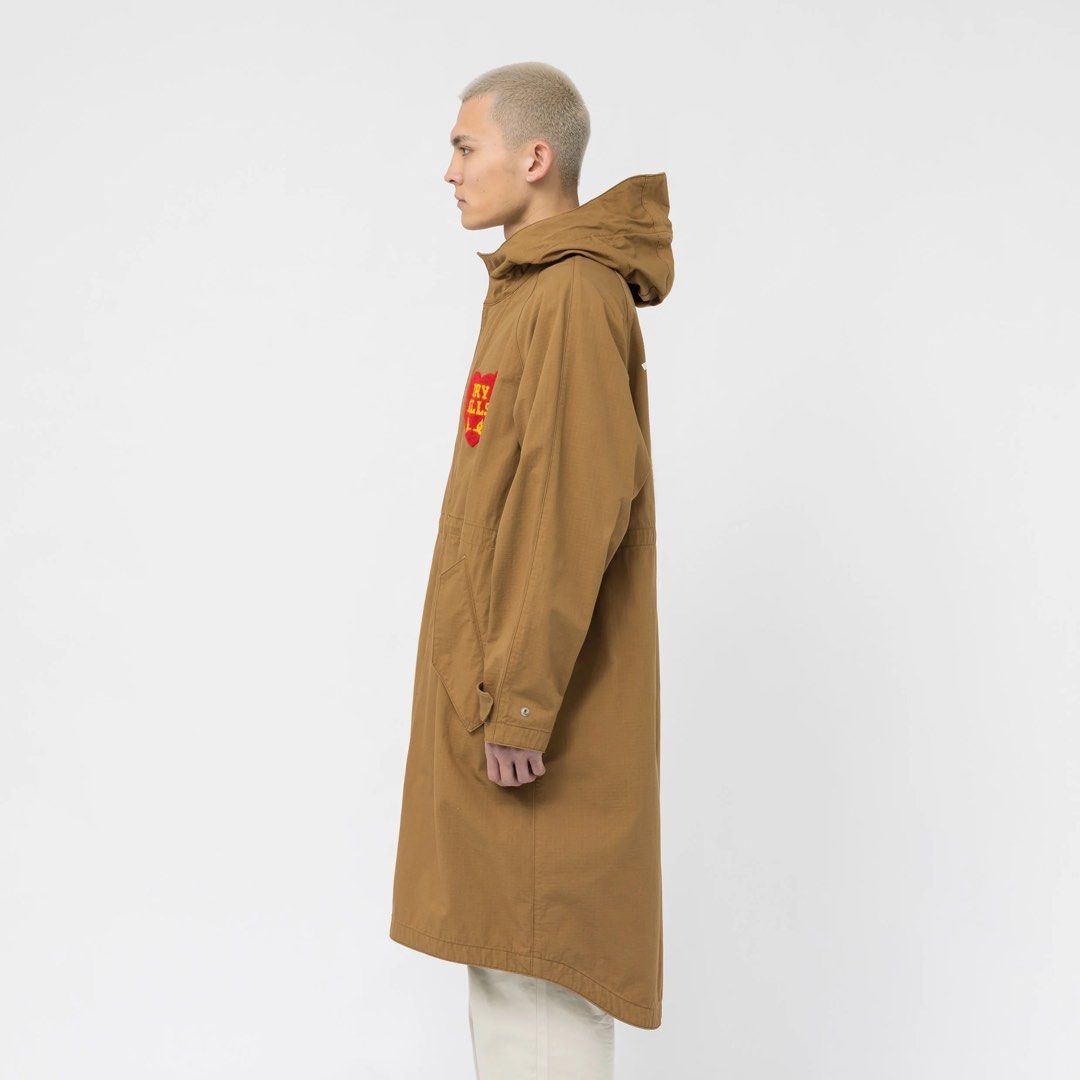 2022特集 新品 HUMAN MADE coat Military Hooded Coat モッズコート