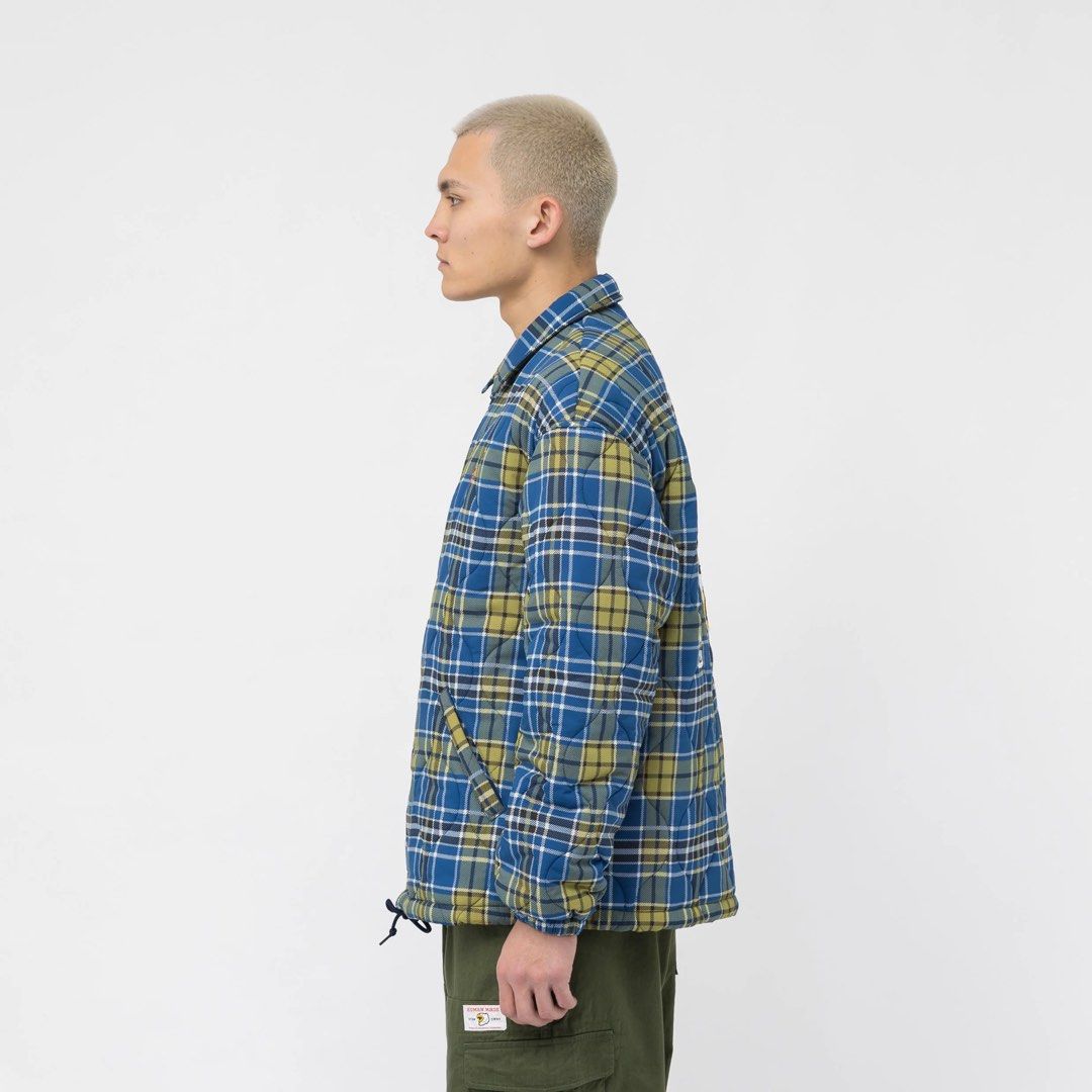 HUMAN MADE QUILTED CHECK COACH JACKET