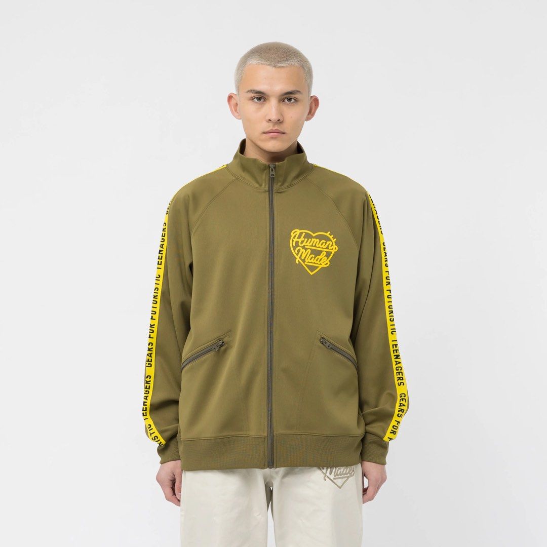 午前12時前のご注文は当日発送 HUMAN MADE TRACK JACKET OLIVE DRAB S