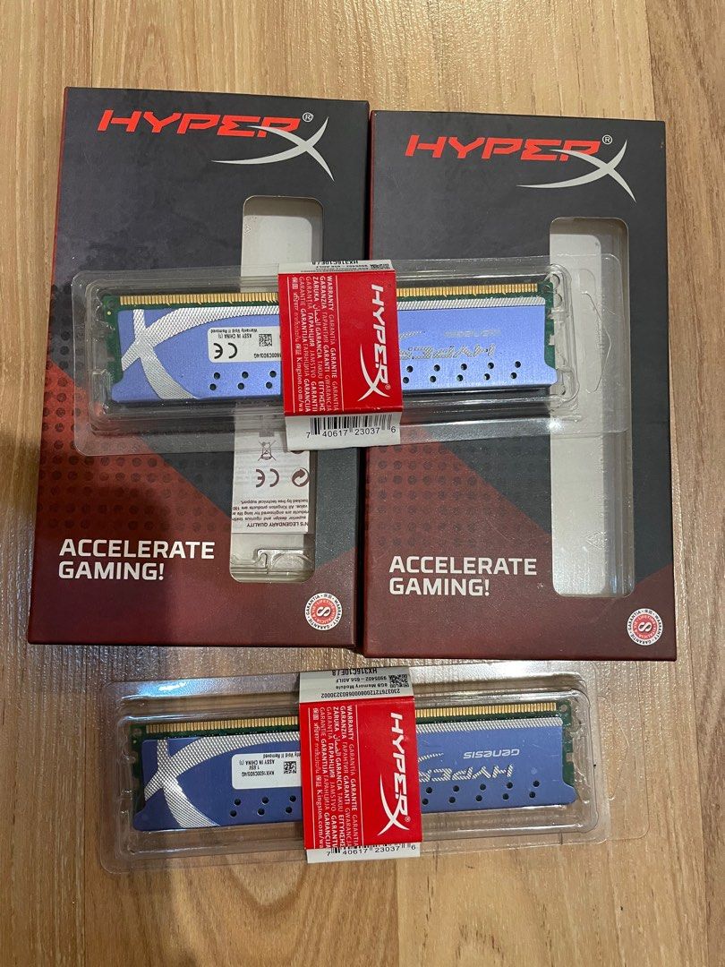 HyperX 8GB DDR3 1600 x 2, Computers & Tech, Parts & Accessories ...