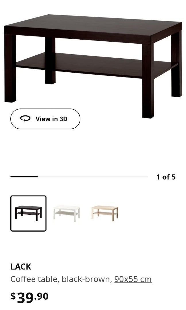 IKEA coffee table, Furniture & Home Living, Furniture, Tables & Sets on
