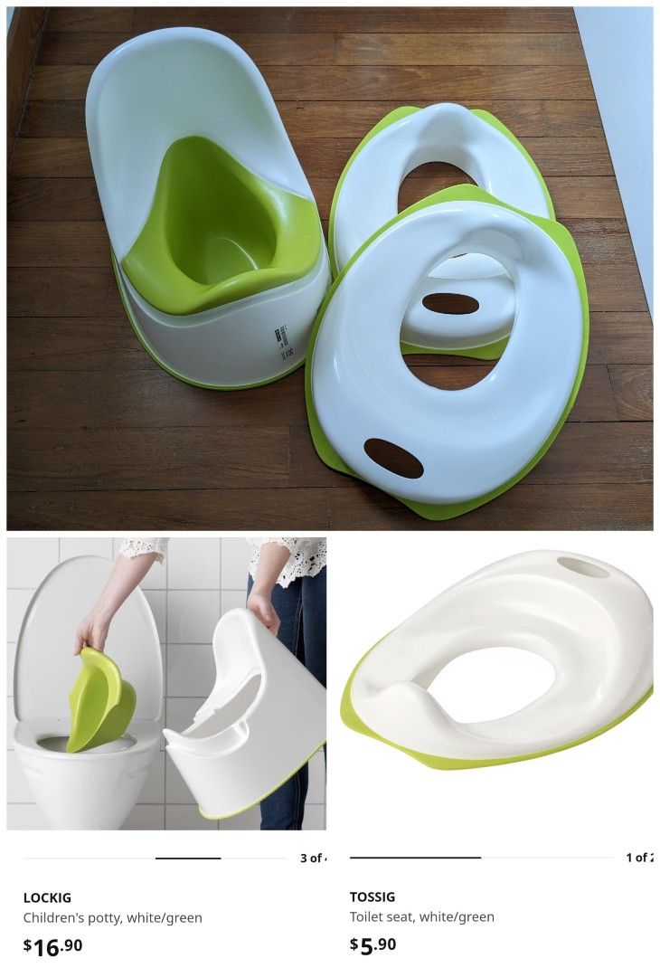 IKEA Potty Set, Babies & Kids, Bathing & Changing, Toilet Training on
