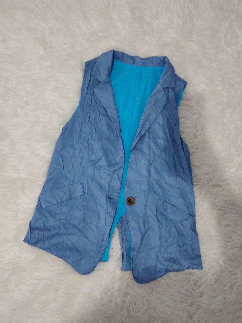 Import BKK Outer blue Denim Blazer / Outer / Blazer denim.