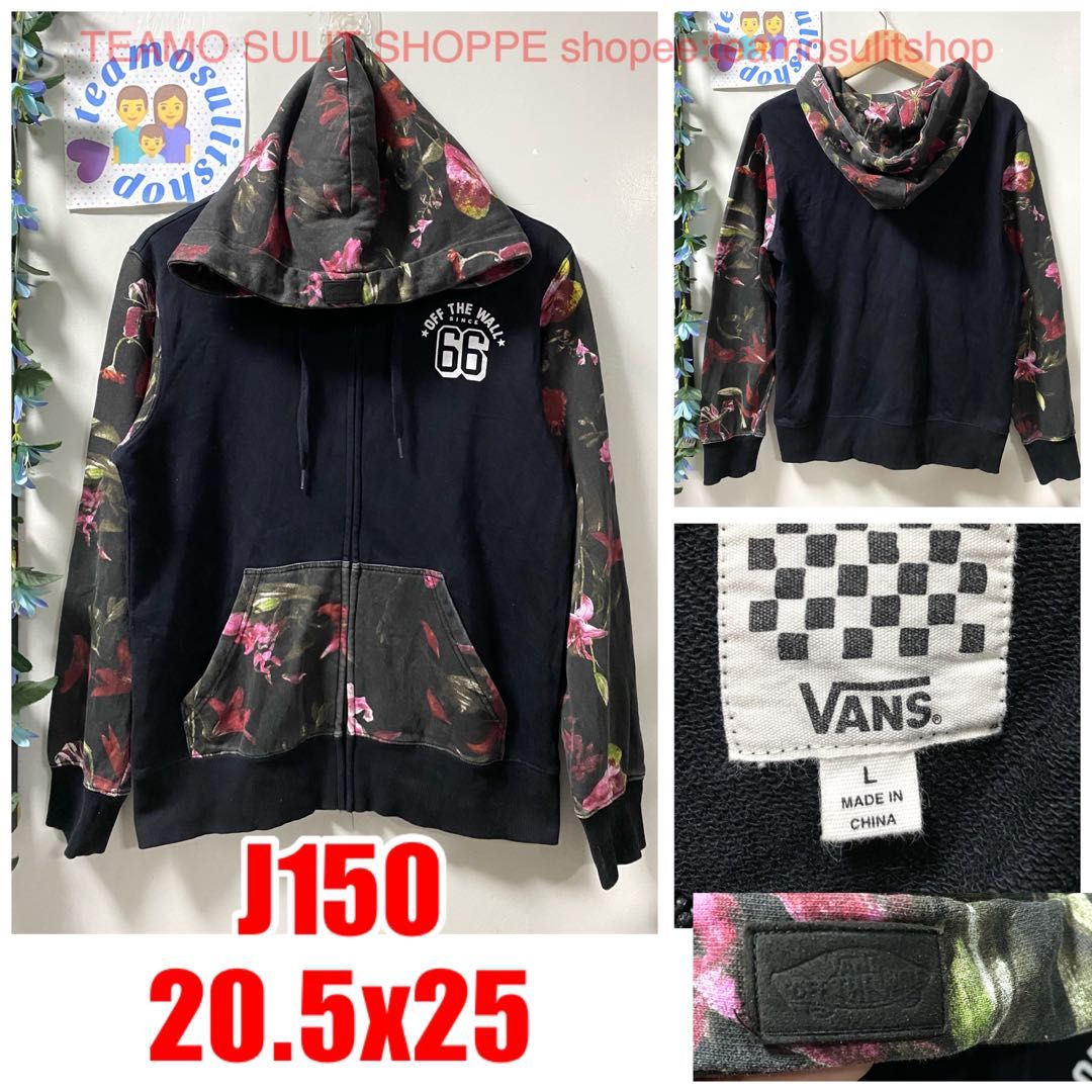 Vans new arrivals floral windbreaker