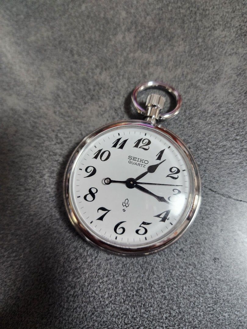 Japan Seiko pocket Railway watch battery operated, Men's Fashion