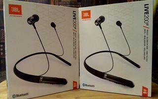 JBL Live 220BT Wireless Neckband in-Ear Headphones, Black