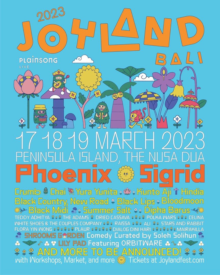Joyland 2023 Early Bird Ticket 3 Day Pass, Tiket & Voucher, Tiket Acara