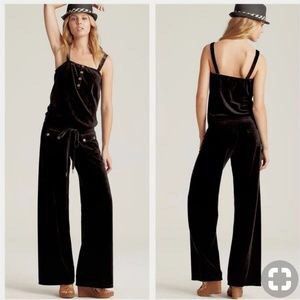 BNWT Juicy Couture Bling Velour Hooded Jumpsuit, Sz S | eBay