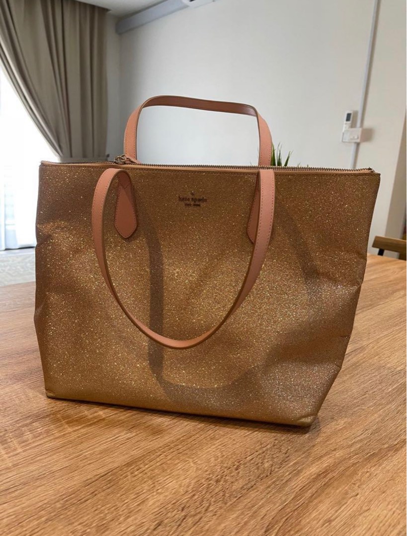 Kate Spade Joelle Glitter Tote, Women's Fashion, Bags & Wallets, Tote Bags  on Carousell