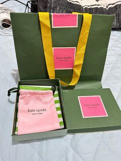 Kate Spade set box, dustbag and paperbag