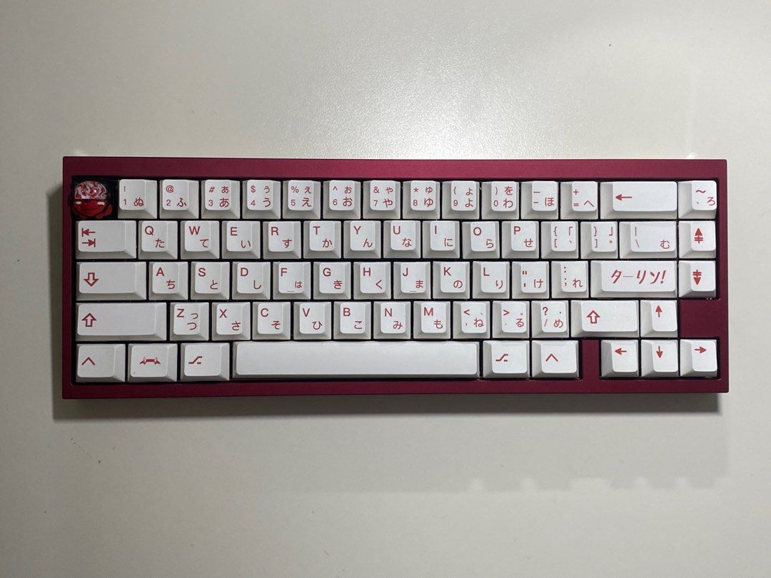 KBDFans Tofu SE 65 Red/Burgundy Fully Built Hotswap Mechanical Custom
