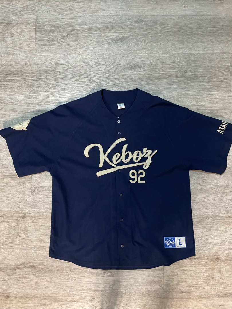 keboz PEACH SKIN BASEBALL SHIRT - Tシャツ/カットソー(半袖/袖なし)