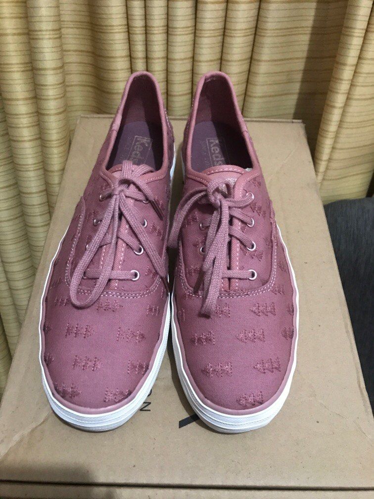 Keds Hygge Embroiderry Rose Original, Women's Fashion, Women's Shoes on