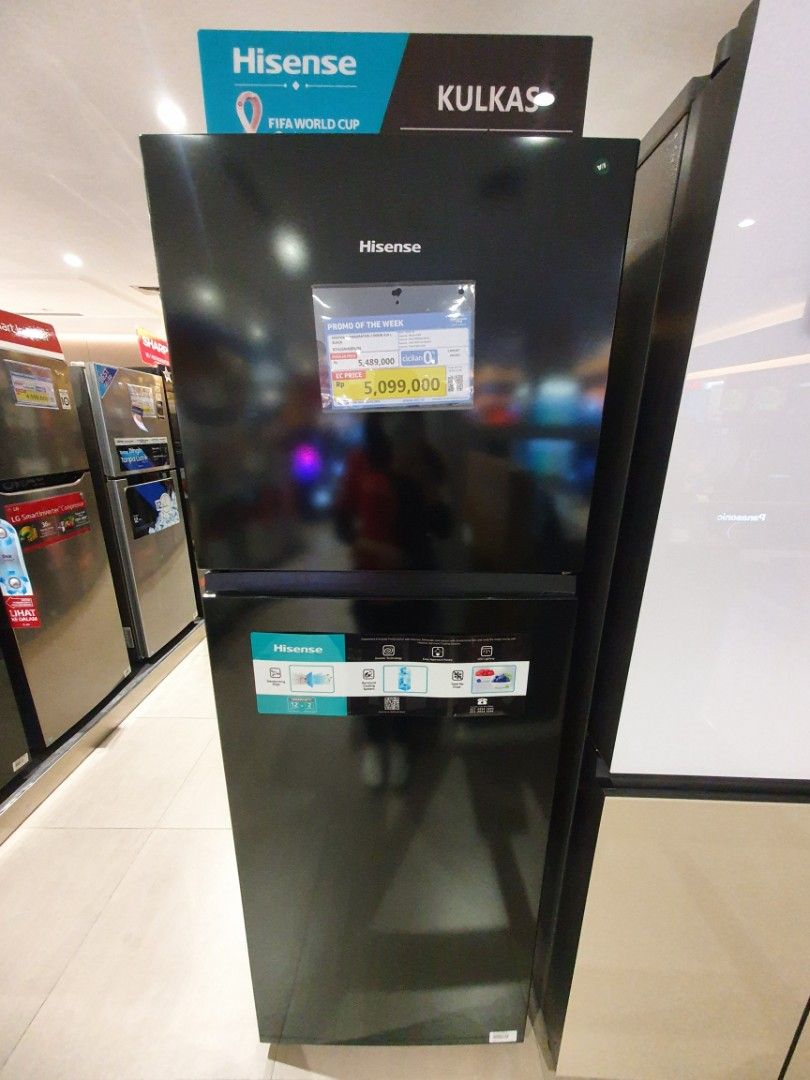 Kulkas 2 Pintu Hisense 410L Dp Mulai 0% Gratis Hingga 2x Cicilan Proses
